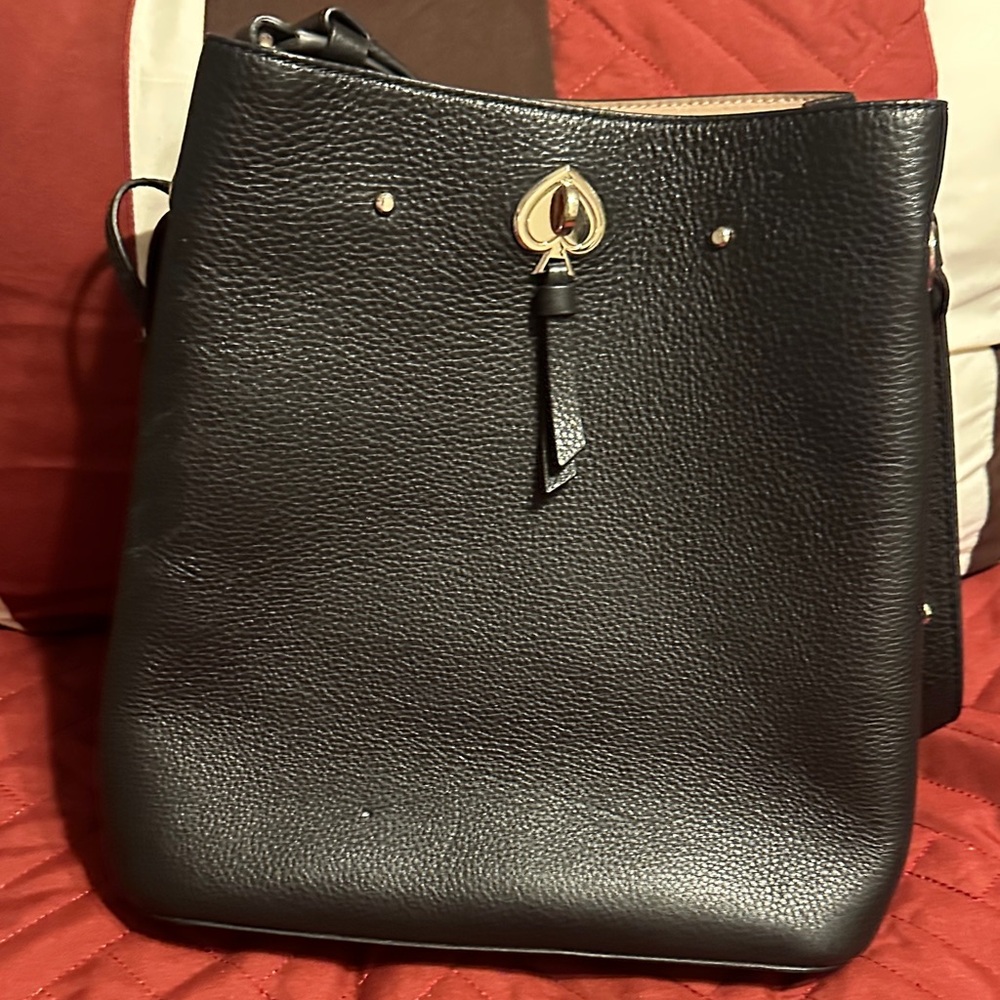 Kate Spade Black Leather Shoulder Bag